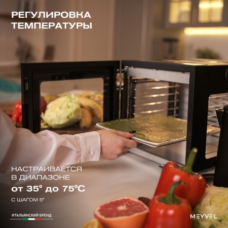 Дегидратор Meyvel MDH8-1S (Чёрный)